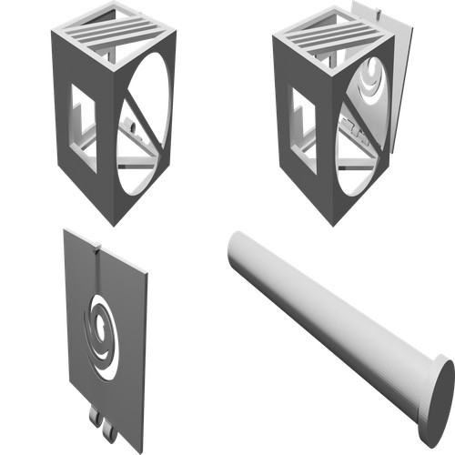 Contenitore per cubo - cubo, puzzle