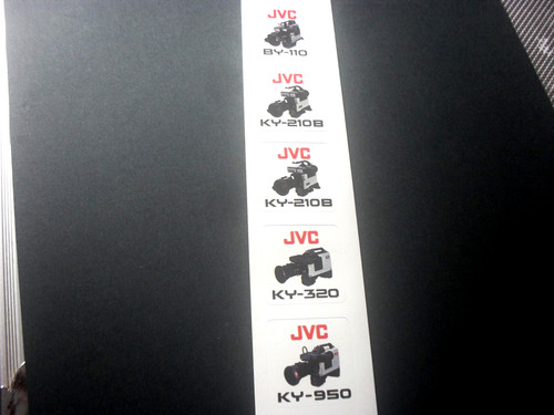 Adesivi/sticker+JVC+BY-110+KY-