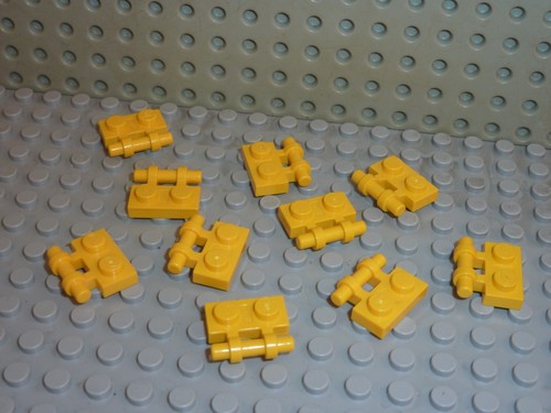 Lego yellow plate x - x, 1