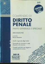 COMPENDIO DI DIRITTO PENALE. PARTE GENERALE E SPECIALE PEZZANO ROCCO