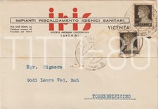 VICENZA - IRIS IMPIANTI RISCALDAMENTO IGIENICI SANITARI 1945