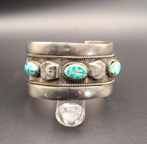 Bracciale scarabeo vintage - bracciale,