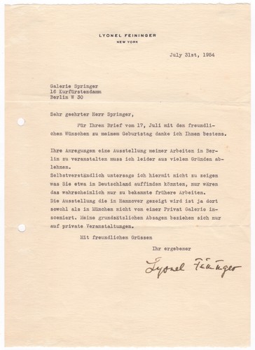 Feininger lyonel pittore - lyonel, (pittore