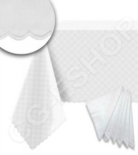 TOVAGLIA cotone DAMINA BIANCO