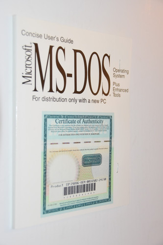 Vintage microsoft dos guida - vintage, ms-dos