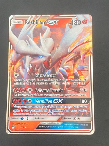 Carte pokemon reshiram - pokemon, gx