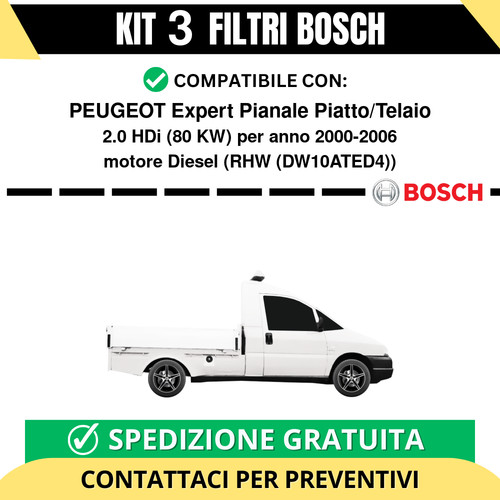 Kit bosch filtri tagliando - bosch, 3