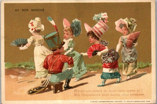 Chromos bon marche voir - marche,