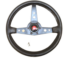 Volante sterzo fiat 500 pelle - volante,