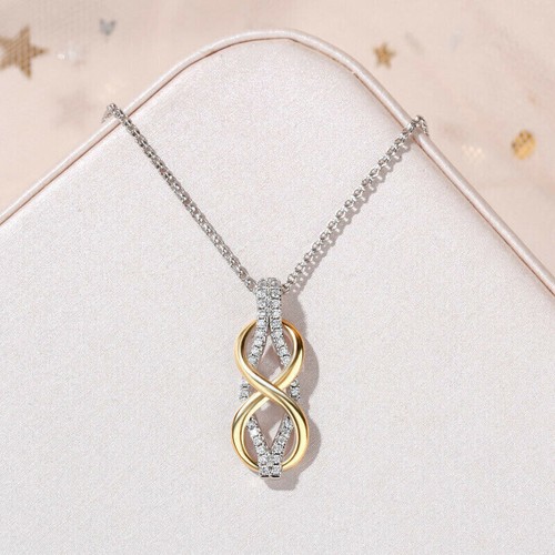 Ciondolo infinito diamante