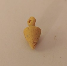 AMULETO DI PESO A PIOMBO IN FAIANCE EGIZIO 600 A.C. ORIGINALE