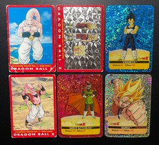 Dragon Ball Z - Vegeta Goku Broly majin bu - Supersayan Carta Lamincards