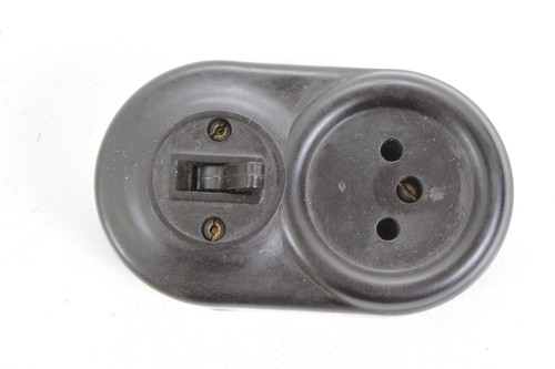 Bachelite interruttore presa - bachelite, +
