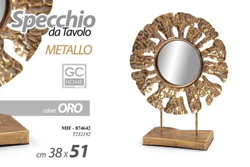Specchio tavolo metallo col - specchio,