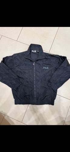 Fila vintage nero windbreaker - nero,