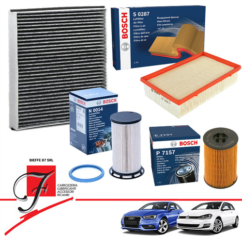 Kit tagliando golf vii - vii, audi