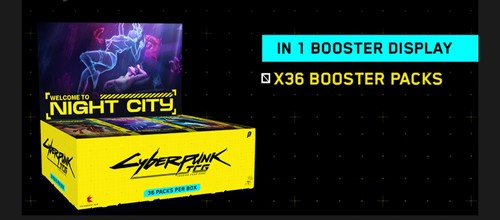 Cyberpunk tcg beta booster box - tcg,