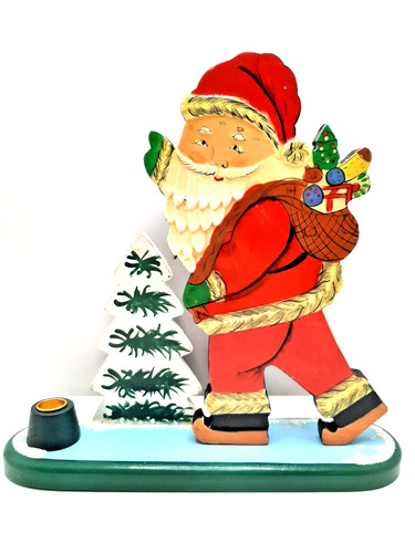 Babbo natale portacandele - babbo,
