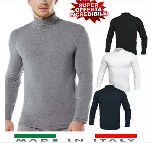 Lupetto uomo 100 caldo cotone - 100%,