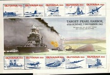 GUYANA TARGET : PEARL HARBOR 7 DICEMBRE 1941 - USS MARYLAND USS WEST VIRGINIA