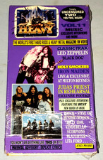 HARD N HEAVY Volume 11 VHS 1990 Led Zeppelin Iron Maiden Judas Priest Metal Rock
