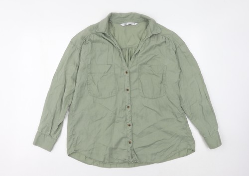 Camicia donna zara verde - zara,