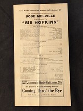 Stage Broadside/Playbill circa