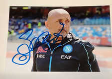 AUTOGRAFO LUCIANO SPALLETTI FOTO MAGLIA NAPOLI ALLENATORE SCUDETTO 2023 SIGNED 