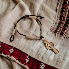 Collana surfista in pelle con