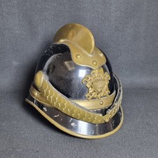 Repubblica Ceca, elmetto per vigili del fuoco MZHJ, con catena a scala