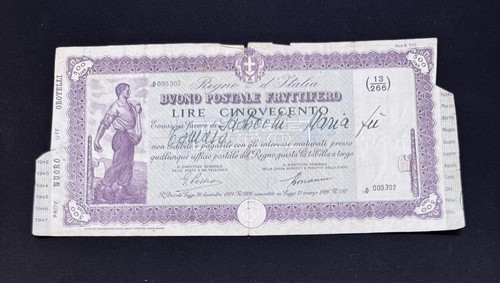 Buono postale fruttifero - buono,