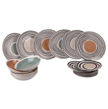 Set 18 pezzi in porcellana