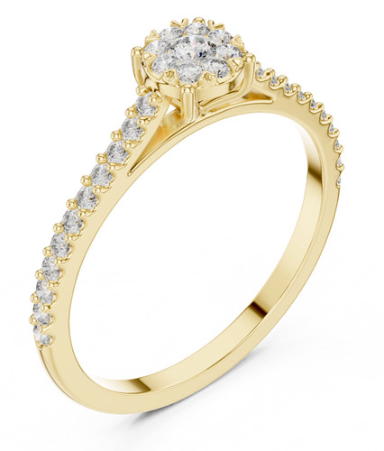 Fede nuziale classica - , diamante