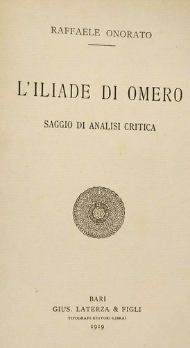 Iliade omero raffaele - l'iliade,
