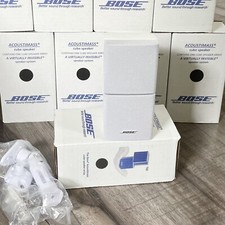 Altoparlante Bose Double Cube come nuovo con attacco DoubleShot Lifestyle Acoustimass bianco