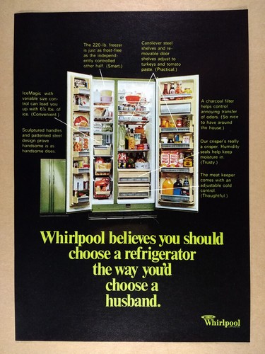 Pubblicità whirlpool 1973 - pubblicità,