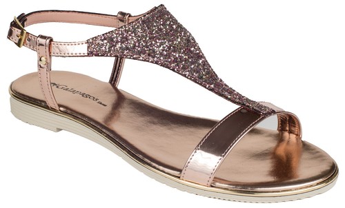 Buratti sandalo donna - rosa, con