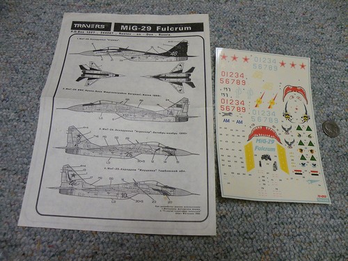 Decalcomanie travers 72 - travers, 1/72