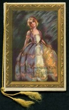 CALENDARIETTO BERTELLI 1926 al profumo ORIGANO - DONNE ELEGANTI - OTTIMO