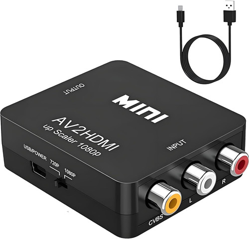 Convertitore mini rca cvbs - av,