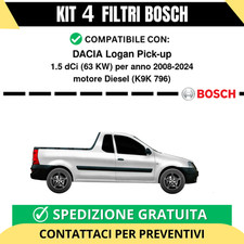 KIT BOSCH 4 Filtri tagliando