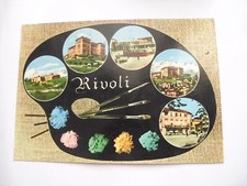 Torino - Rivoli  + tavolozza pittore - spedita f. g. 1969