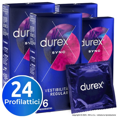 Durex sync preservativi - 24,