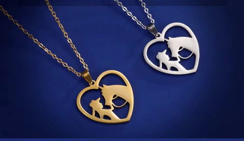Collana cuore equitazione