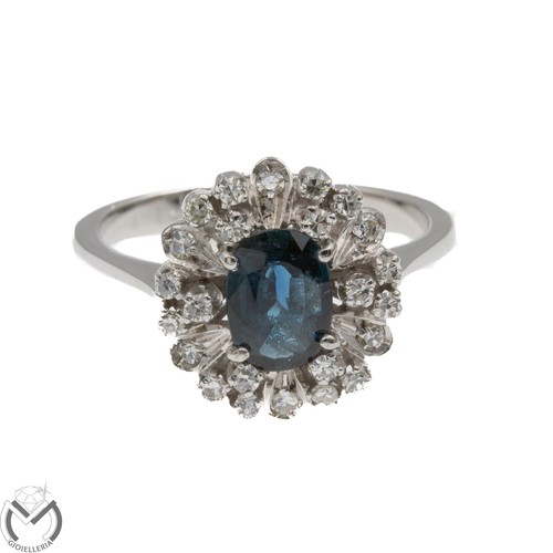Anello oro bianco - , kt