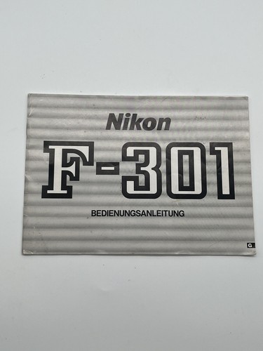 Nikon 301 manuale - f-301,