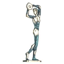 Statua greca bronzo - statua, in