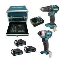 Makita CLX228SAX2 Kit Avvitatori percussione e impulsi 12V con 3 Batterie