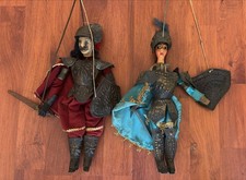 COPPIA DI VECCHI PUPI SICILIANI