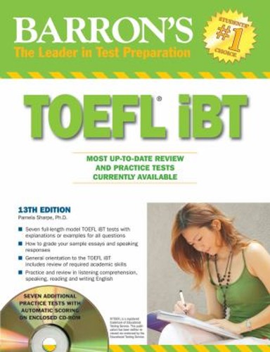 Barron toefl ibt paperback - barron's,